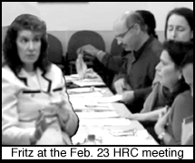 Fritz at Feb HRC meeting